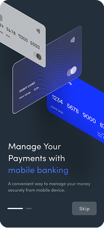 FinTech Mobile Banking App Screenshot 1
